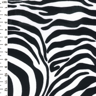 100% Cotton Poplin Animal Designs - 01cp0265 White