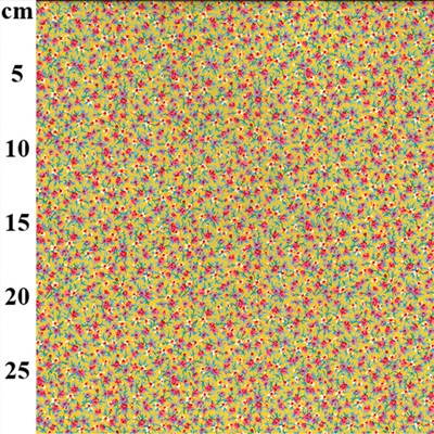 100% Cotton Poplin Small Floral - 01CP0957 Yellow