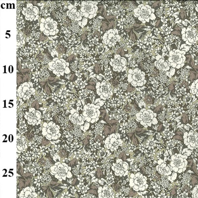 100% Cotton Poplin Floral Designs Medium 01cp0968 Green