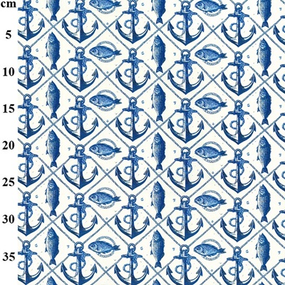 100% Printed Cotton  - 01CP1125-Anchors