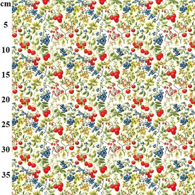 100% Printed Cotton  - 01CP1150-Fruits