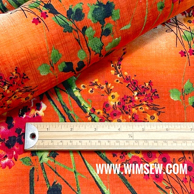 Cotton Rayon Mix - Bali BA467 Orange