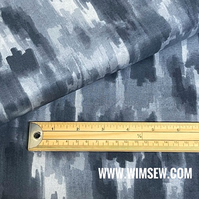 100% Cotton Fabric 'Blender' - 01jlc0420 Charcoal (O)
