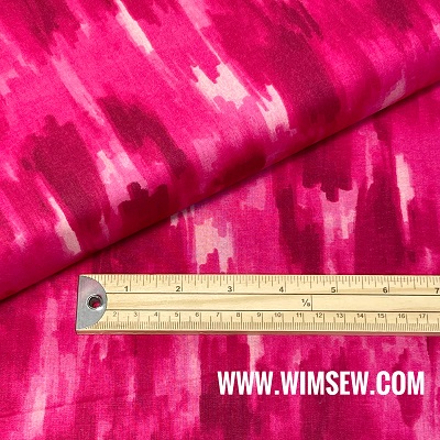 100% Cotton Fabric 'Blender' - 01jlc0420 Fuschia (O)