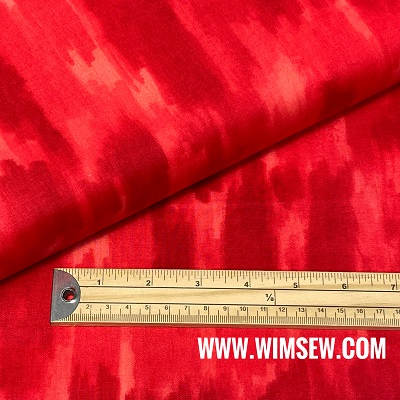 100% Cotton Fabric 'Blender' - 01jlc0420 Red (O)