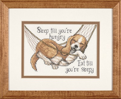 Mini Counted Cross Stitch Kit: The Good Life - D65058