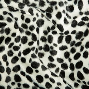 Poly Valboa Fur - 01-C4629 - Dalmation - 1m or 0.5m