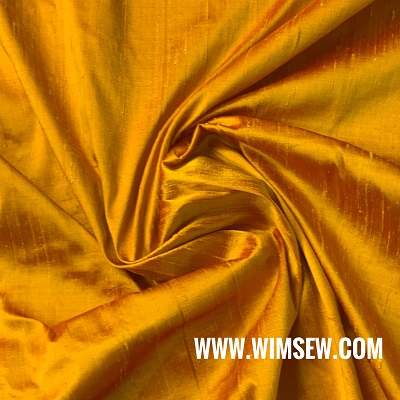 100% Silk Dupion - Gold 1m