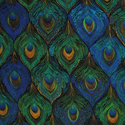 100% Rayon Sateen  - EM27-ESRS4 Peacock