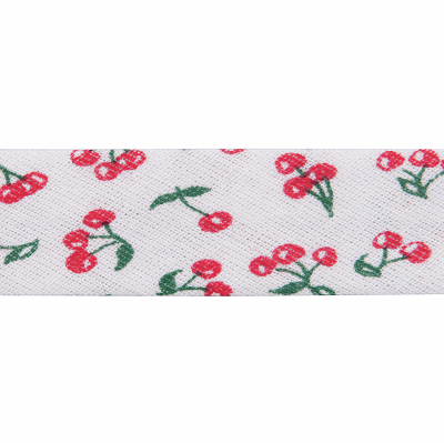 100% Cotton 20mm Bias Binding -1m - ETR 20320/277 Red Cherry