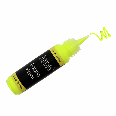 Fabric Paint: Pen: 20ml: Neon Yellow - FP20\27