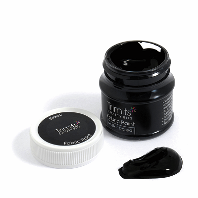 Fabric Paint: Pot: 50ml: Black - FP50\05