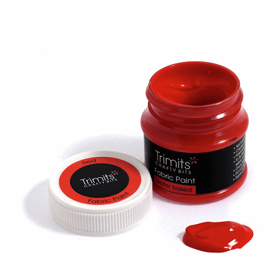 Fabric Paint: Pot: 50ml: Red - FP50\16