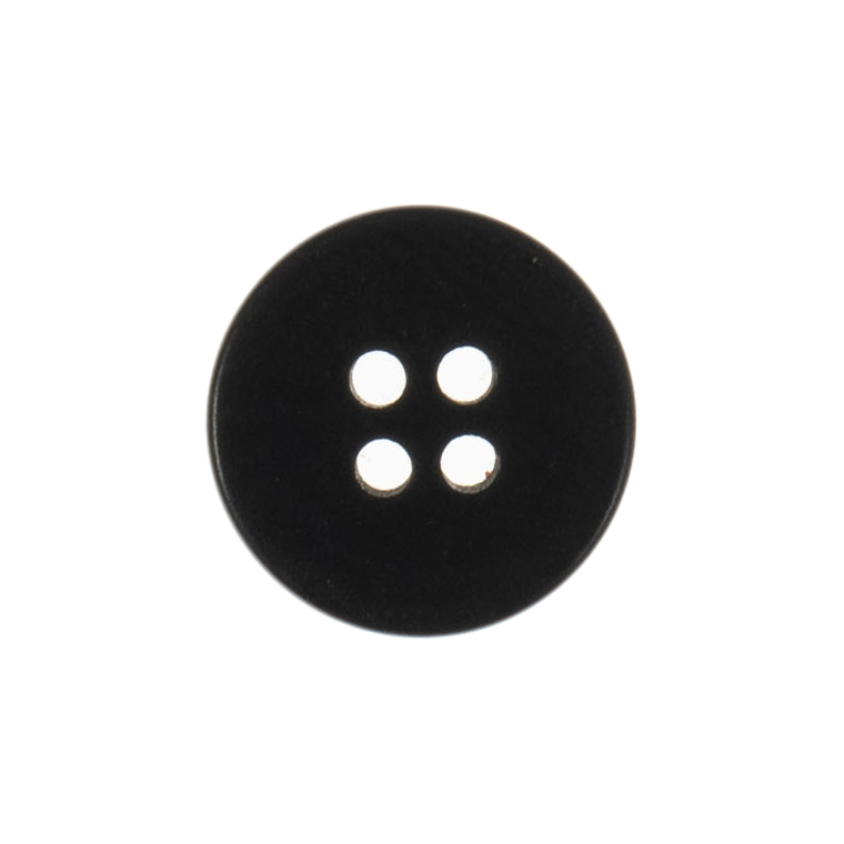Eco-Conscious: Corozo: 4 Hole: 15mm: Black - G466115_34