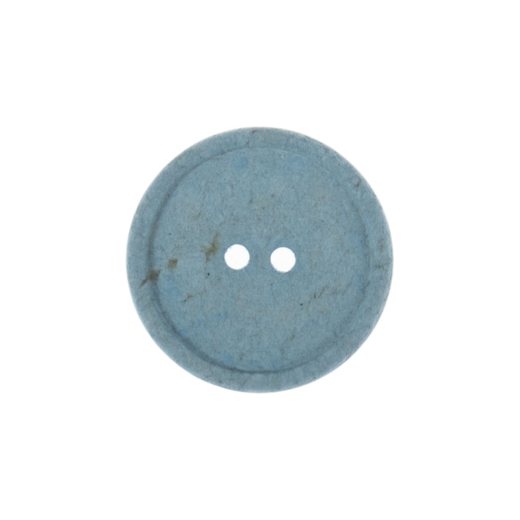 Eco-Conscious: Recycled Cotton: 2 Hole: 15mm: Light Blue - G466415_15