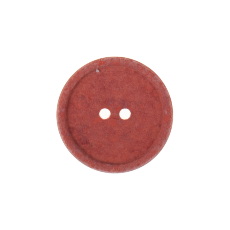 Eco-Conscious: Recycled Cotton: 2 Hole: 15mm: Red - G466415_8