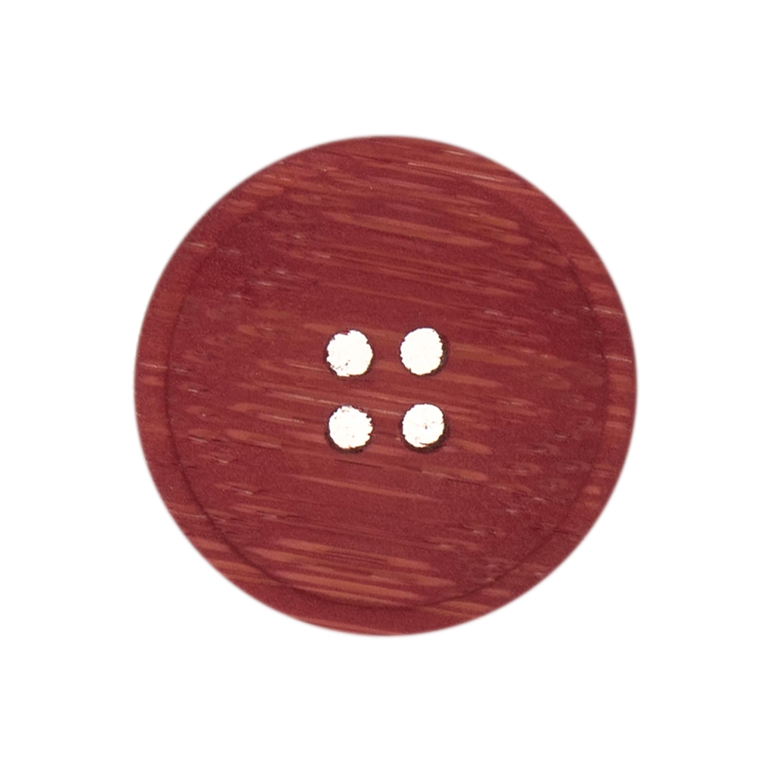 Eco-Conscious: Bamboo: 4 Hole: 20mm: Red - G466520_8