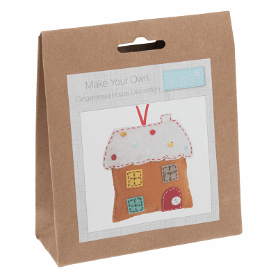 Felt Decoration Kit: Christmas: Gingerbread House - GCK027