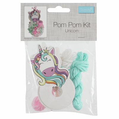 Pom Pom Decoration Kit: Unicorn - GCK065
