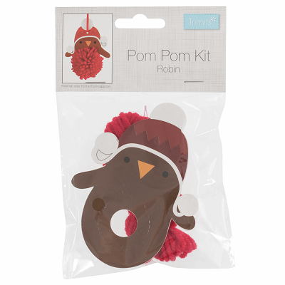 Pom Pom Decoration Kit: Robin - GCK071