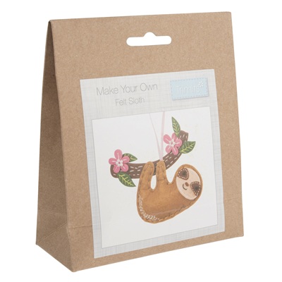 Make Your Own - Felt Decoration Kit: Sloth - GCK080