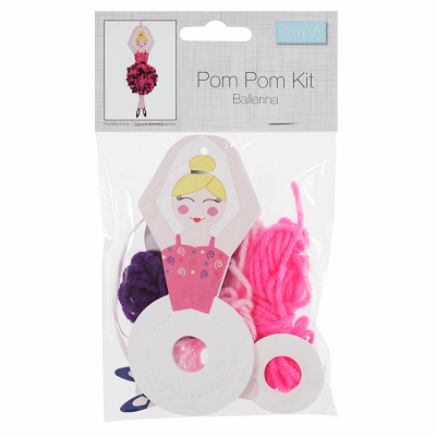 Pom Pom Decoration Kit: Christmas: Sugar Plum Fairy - GCK110