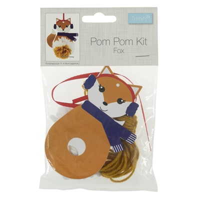 Pom Pom Decoration Kit: Fox - GCK155