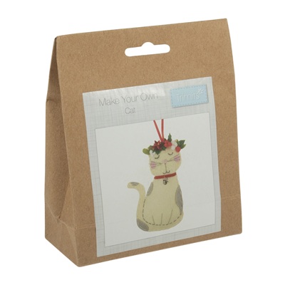 Felt Decoration Kit: Christmas: Cat - GCK166