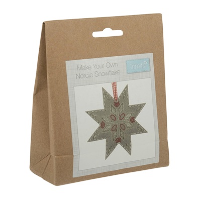Felt Decoration Kit: Christmas: Nordic Snowflake - GCK168