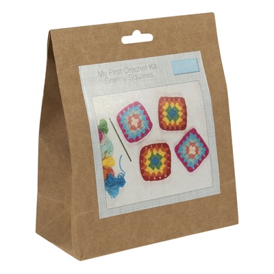 Crochet Kit: My First: Granny Squares: Bright Colours - GCK201