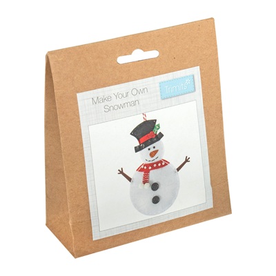 Felt Decoration Kit: Christmas: Snowman - GCK204