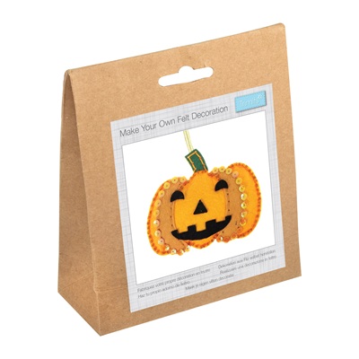 Felt Decoration Kit: Haloween: Pumpkin - GCK223