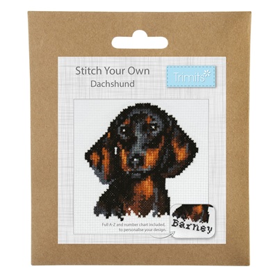 Counted Cross Stitch Kit: Mini: Dachshund - GCS116