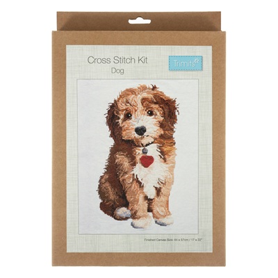 Trimits - Counted Cross Stitch Kit: Extra Large: Dog - GCS123