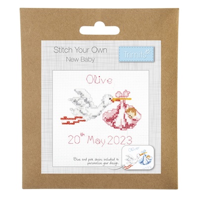 Counted Cross Stitch Kit: Mini: New Baby - GCS127