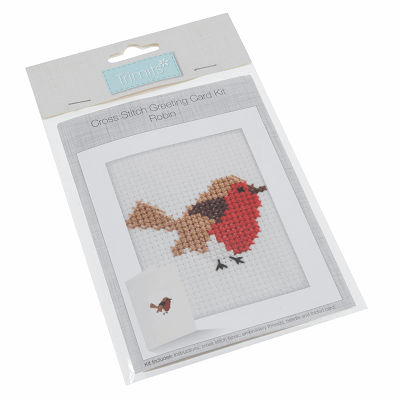 Cross Stitch Kit: Card: Robin - GCS14