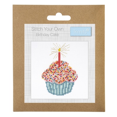 Counted Cross Stitch Kit: Mini: Birthday Cake - GCS146