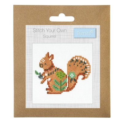 Mini Cross Stitch Kit: Squirrel - GCS147