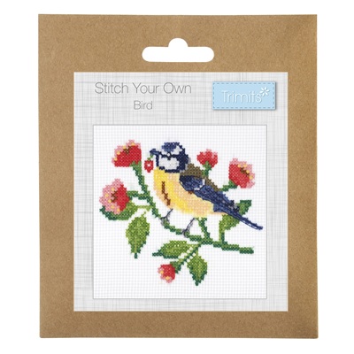 Counted Cross Stitch Kit: Mini: Bird - GCS148