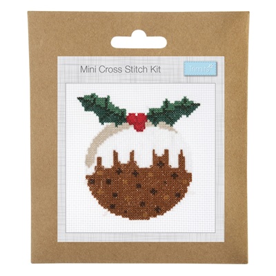 Counted Cross Stitch Kit: Christmas Pudding - GCS161