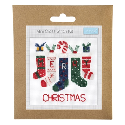 Mini Cross Stitch Kit: Stocking - GCS162
