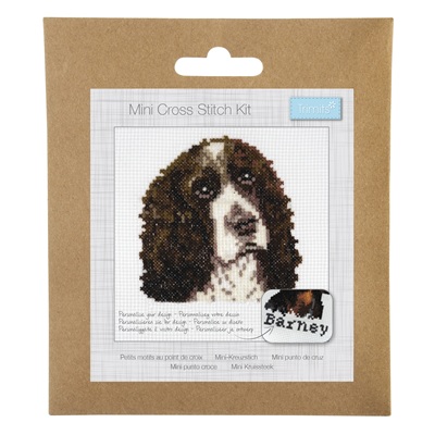 Counted Cross Stitch Kit: Mini: Springer Spaniel - GCS168