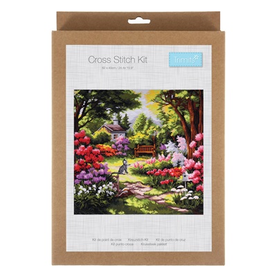 Trimits - Counted Cross Stitch Kit: Extra Large: Garden - GCS171