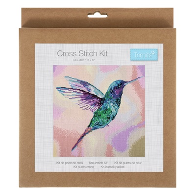 Trimits: Counted Cross Stitch Kit: Large: Hummingbird - GCS193