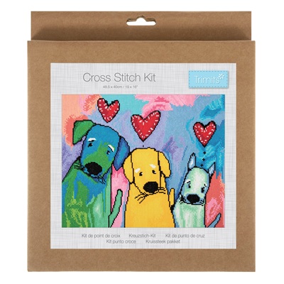 Trimits: Counted Cross Stitch Kit: Large: The Three Amigos - GCS195