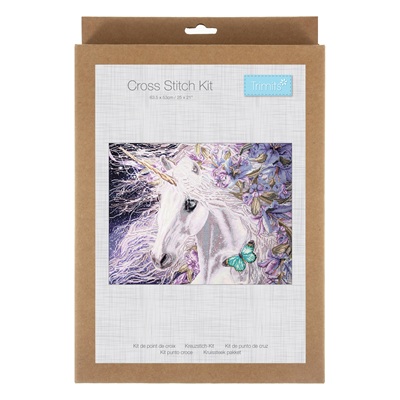 Trimits - Counted Cross Stitch Kit: Extra Large: Unicorn - GCS198