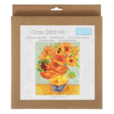 Trimits: Counted Cross Stitch Kit: Large: Autumn Bloom - GCS216