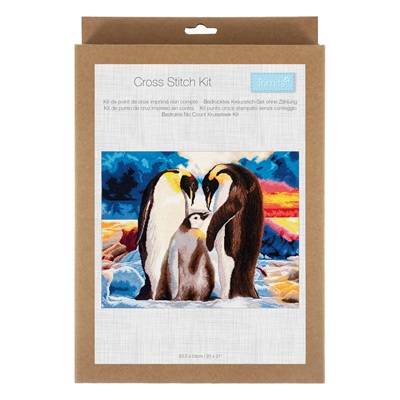 Trimits - Counted Cross Stitch Kit: Extra Large: Penguins - GCS218
