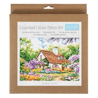 Trimits: Counted Cross Stitch Kit: Large: House - GCS219
