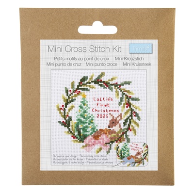 Counted Cross Stitch Kit: Baby's First Christmas - GCS225